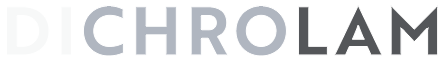 Dichrolam Tri-colored Logo